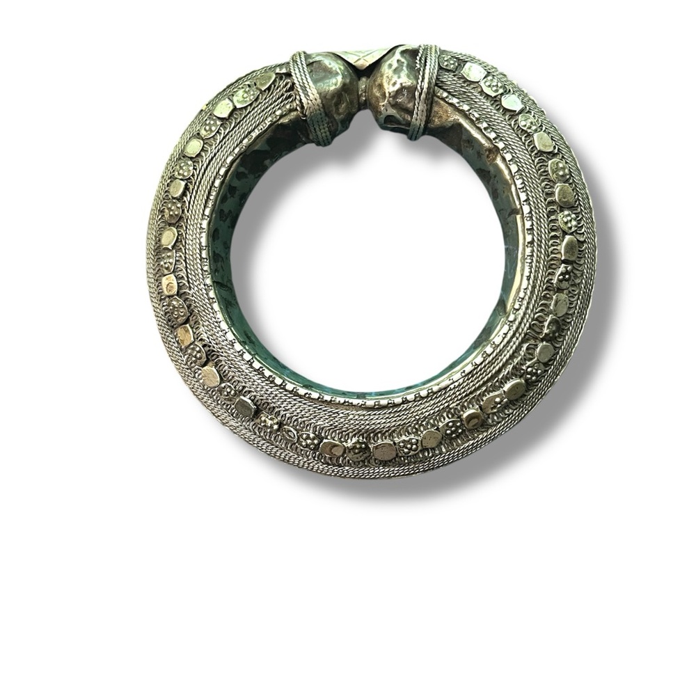 Antique Silver Bedouin Yemenite Moroccan Bangle